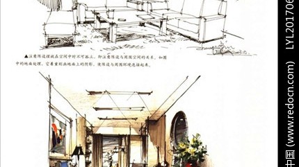 12年经验：室内设计手绘这样画，至少多8处落地细节